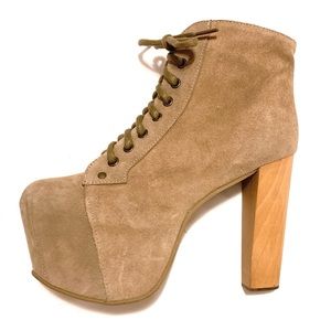 JEFFREY CAMPBELL Beige/taupe/tan Litas, sz 9 (40)